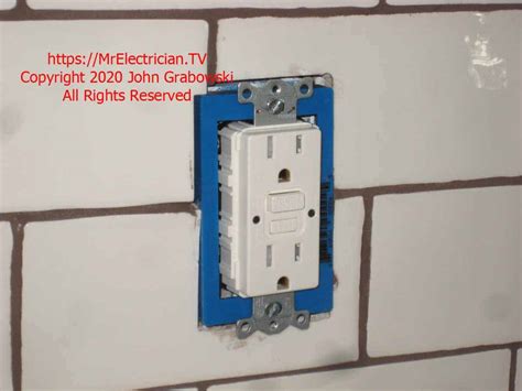 electrical box extender tile backsplash|extending a backsplash outlet.